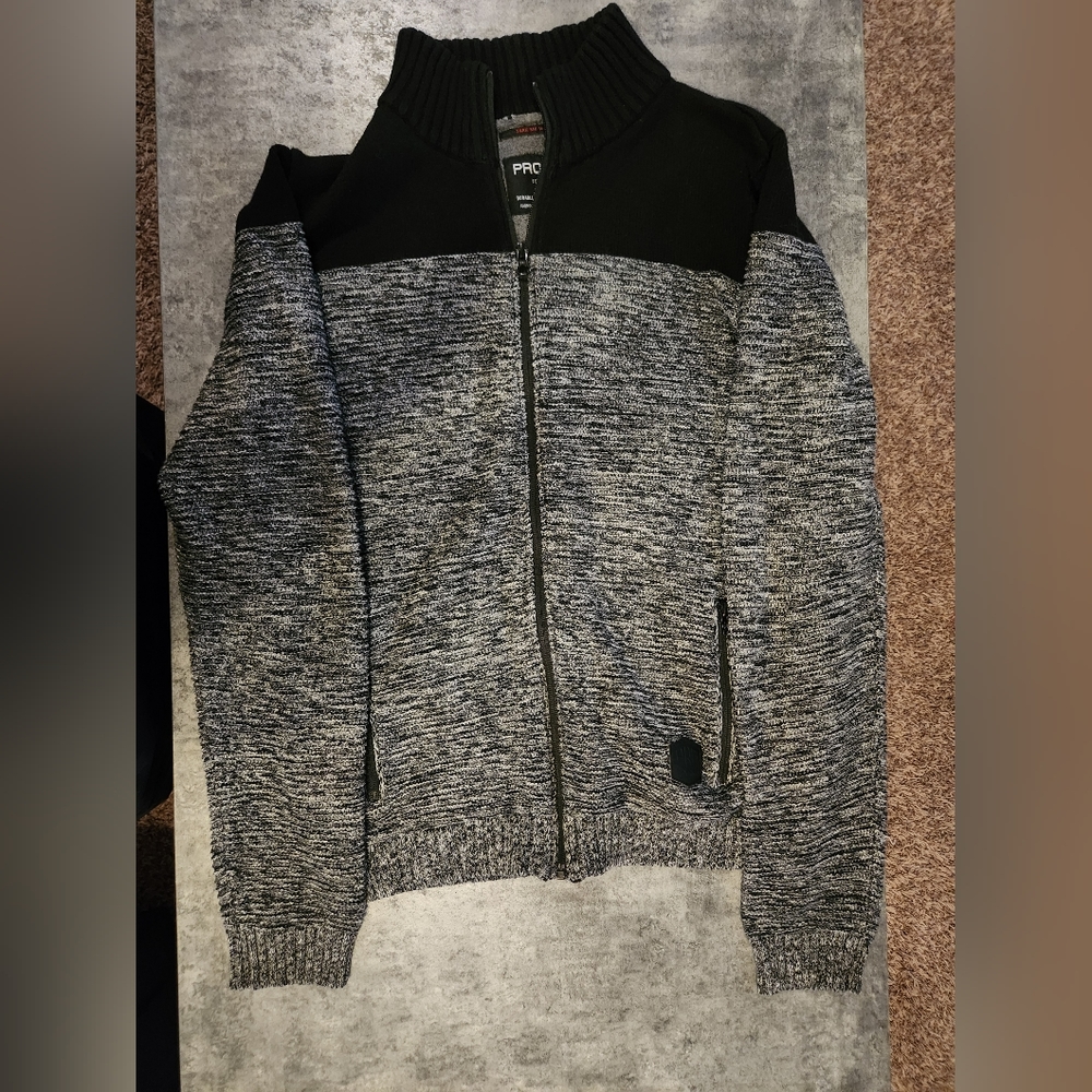 Projek Raw full zip sweater